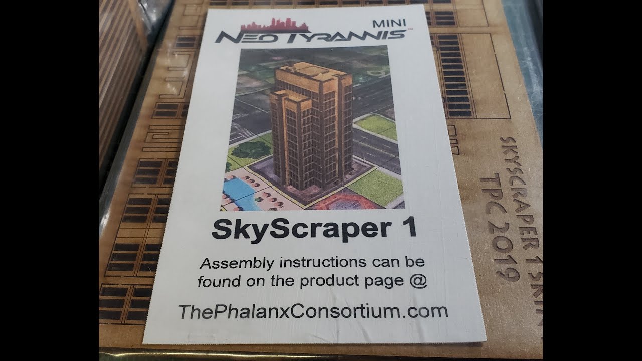 The Phalanx Consortium Buildings: Battletech MDF Laser Cut Terrain and Building Review