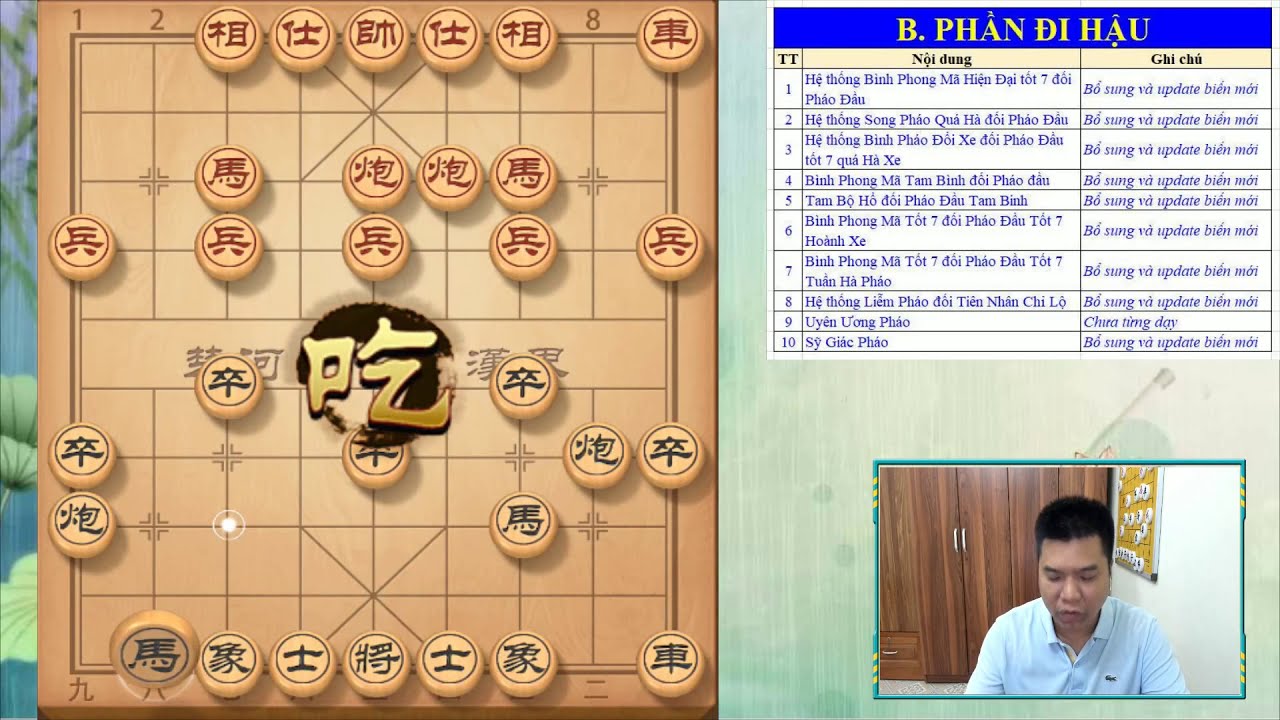 Hệ thống Bình Phong Mã Tốt 7 VS Pháo Đầu | Bài 4 |