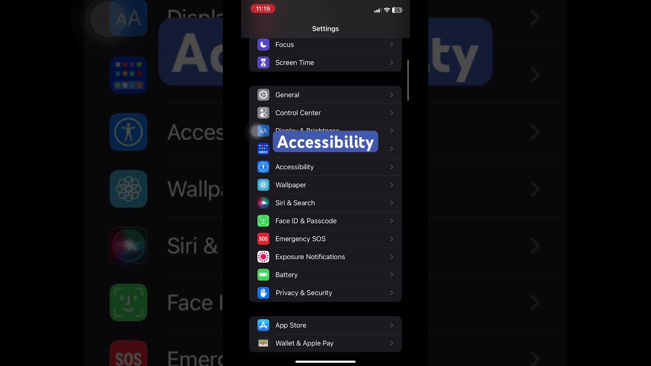 How to get the circle thing on IPhone