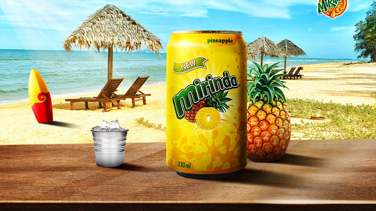 Mirinda Poster Design | Photoshop