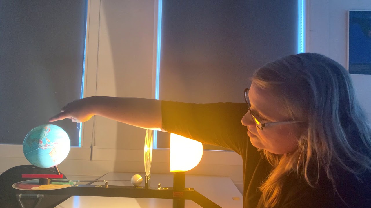 Geografi - tellurium - jordens bane om solen