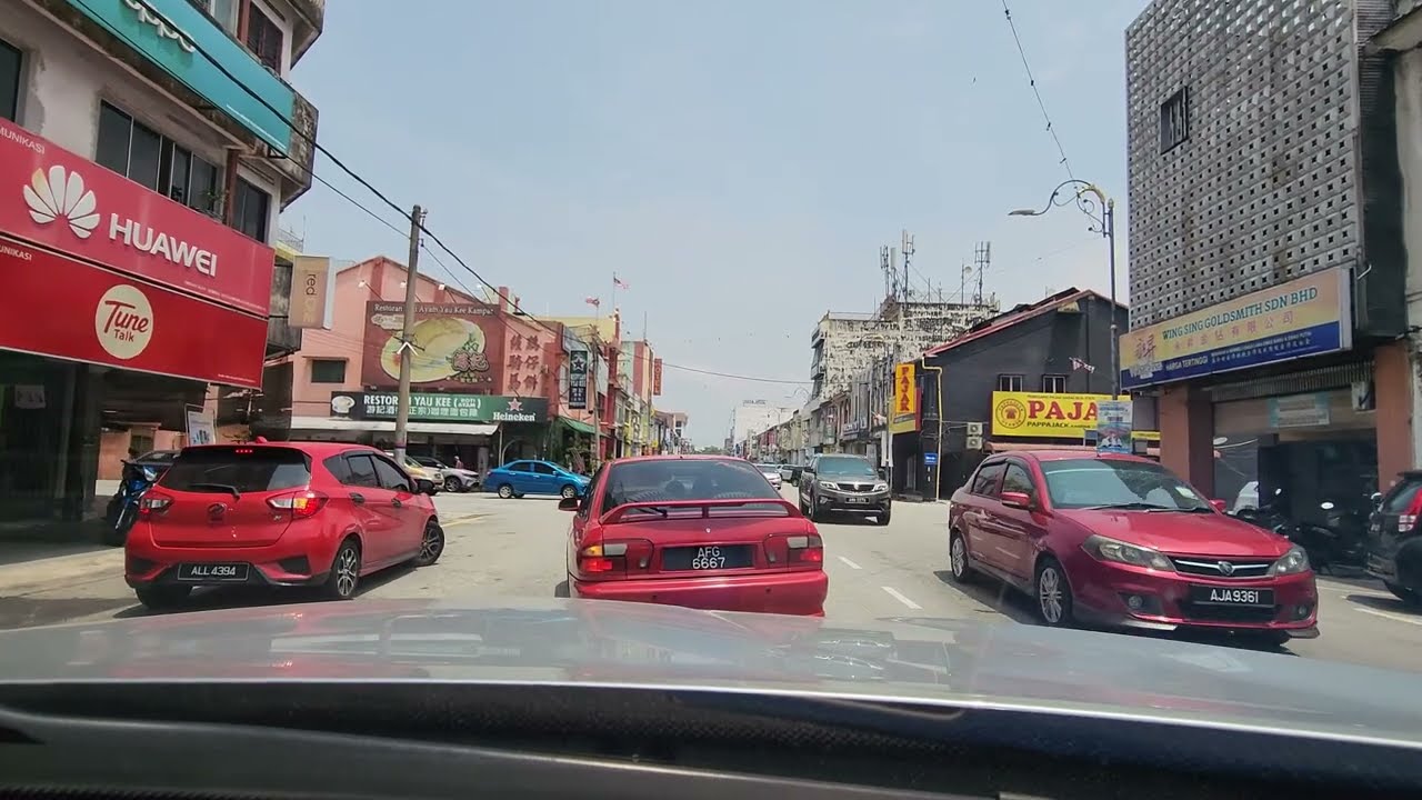 Drive around Kampar Town Perak @exploreperak @exploremalaysia @exploreworldchannel