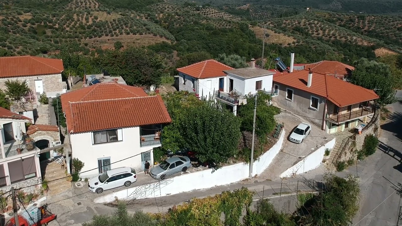 Milioti Messinia Greece by DJI Drone 2018
