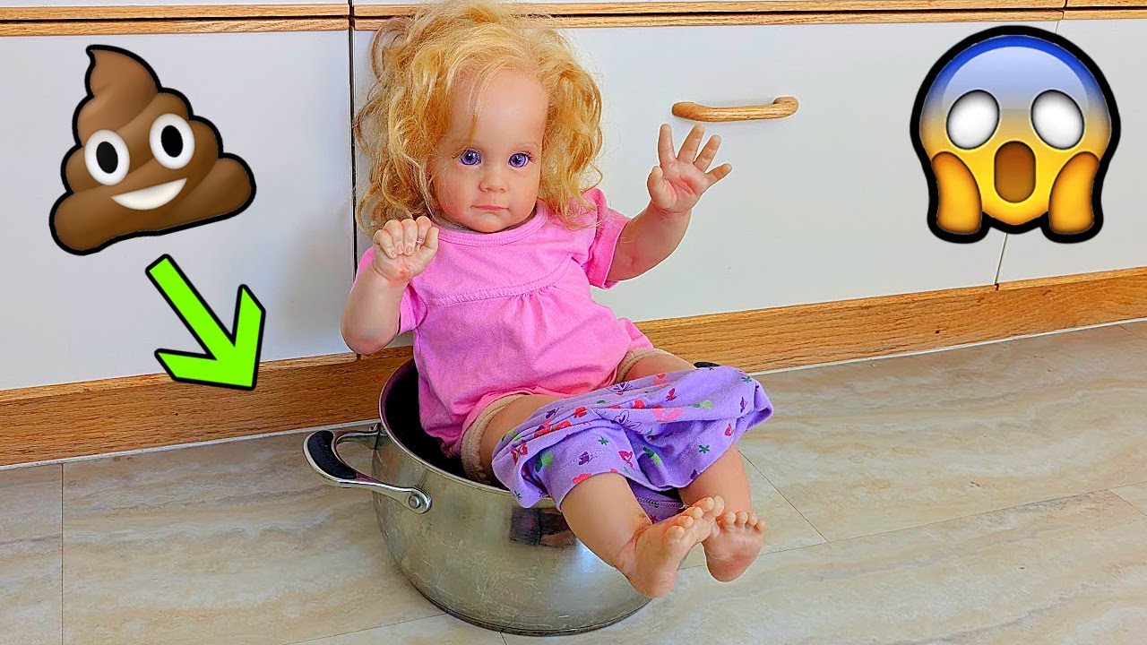 Reborn Girl Maggie Pees In The Kitchen And Regrets It Instantly