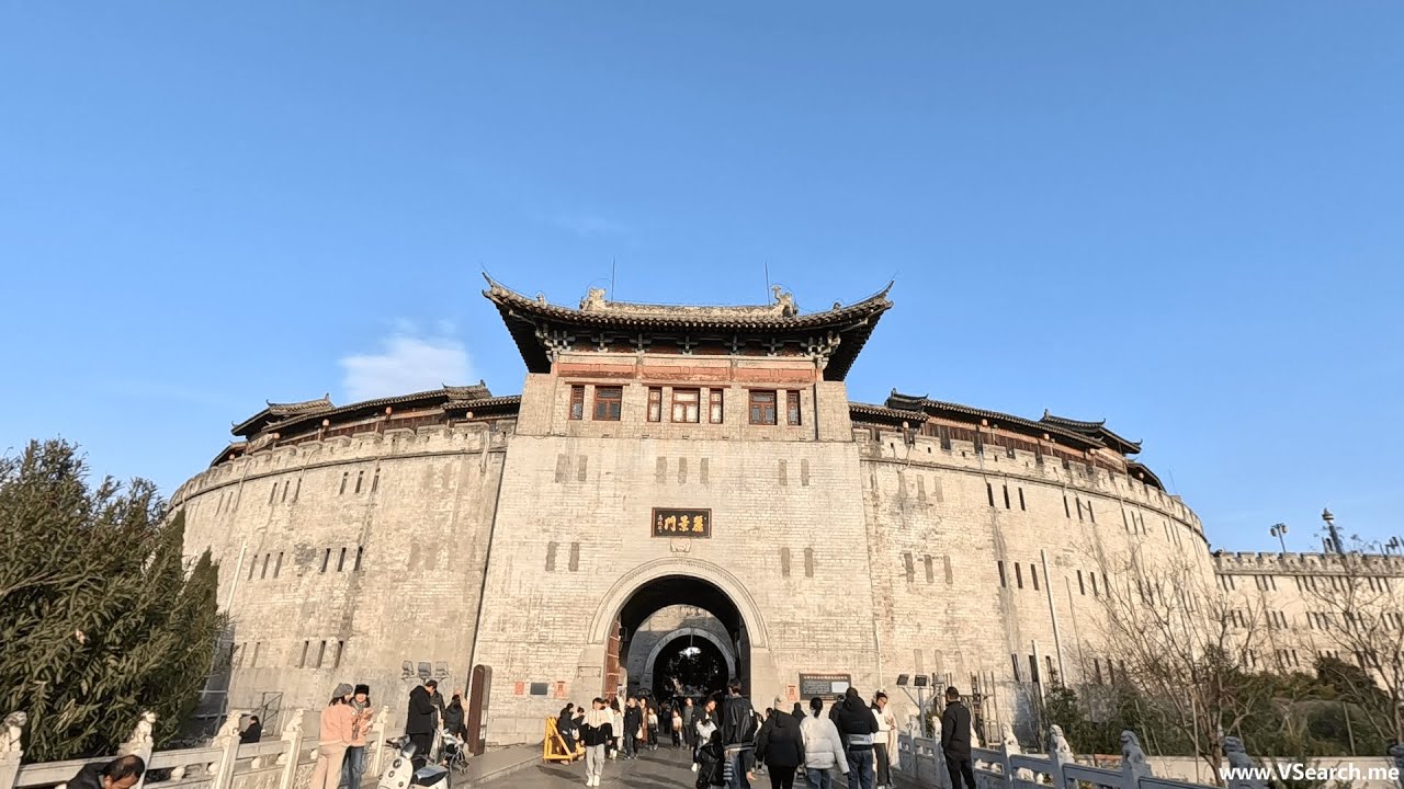 行走纪录：中国洛阳丽景门，洛邑古城西大街