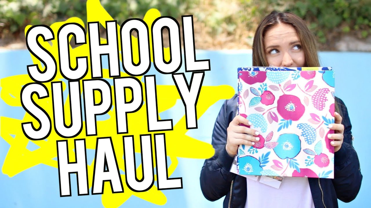 Back to School Supplies Haul + Giveaway 2016 | Kenzie Elizabeth