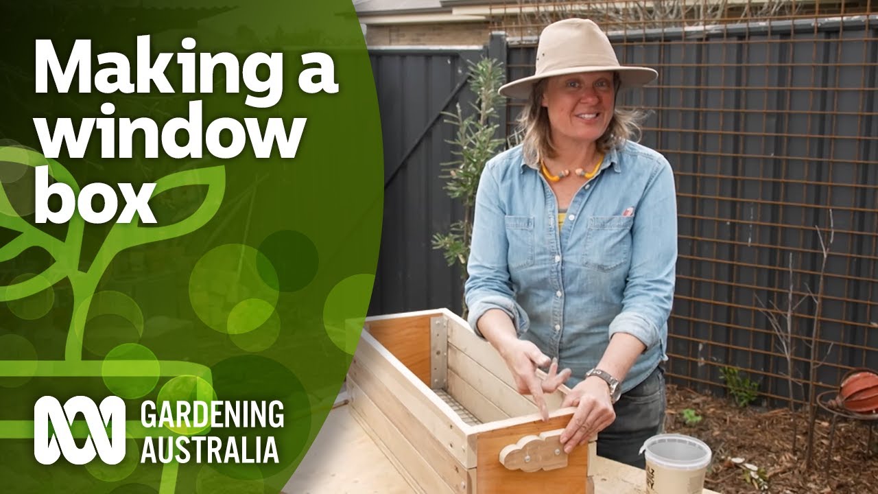 How to make a window box from salvaged timber | DIY Garden Projects | Gardening Australia