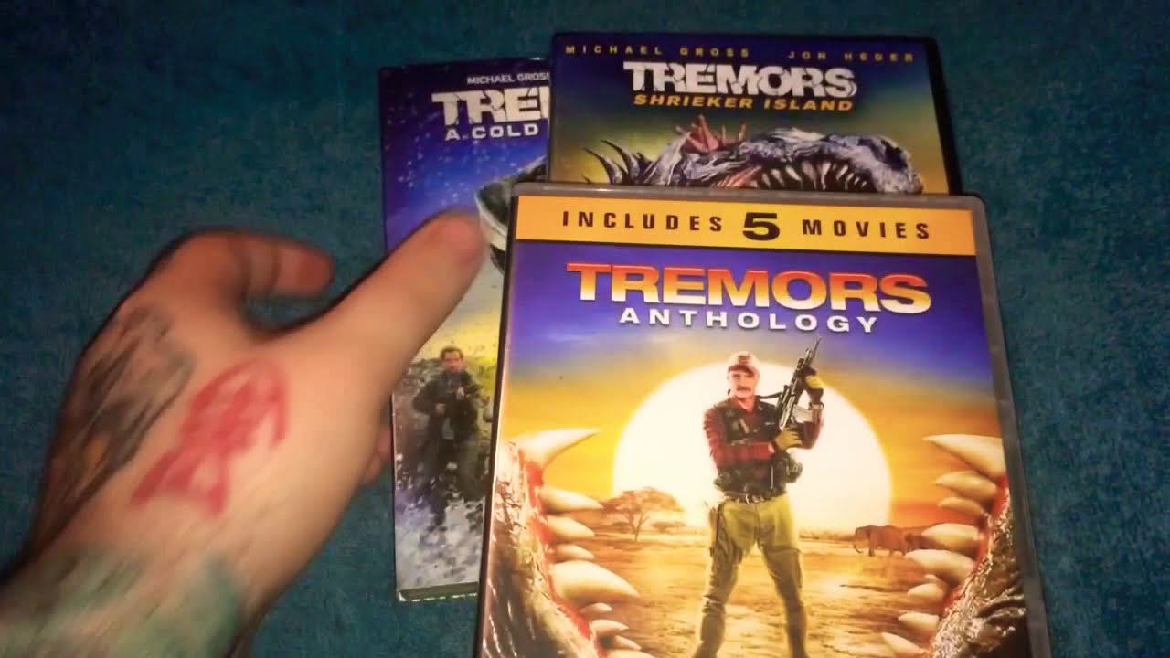 Tremors Complete Collection - UK DVD Unboxing 2020 (Shrieker Island)
