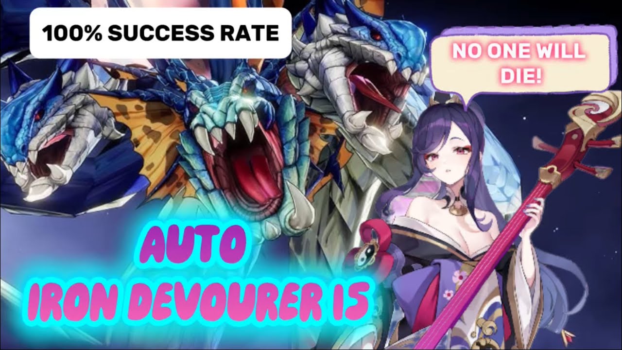 IRON DEVOURER RAID 15 (AUTO) 100% SUCCESS {GUIDES&TIPS} [SEVEN KNIGHTS: REBIRTH]