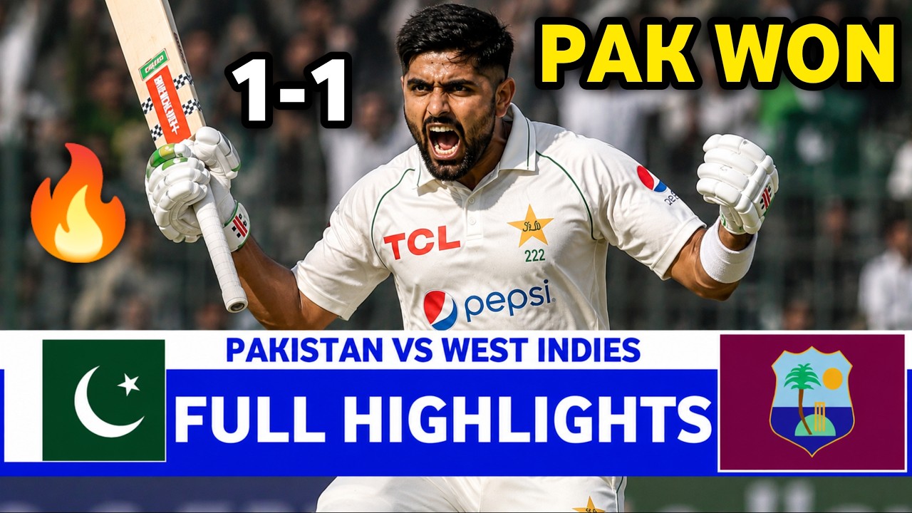 Pakistan vs West Indies 2nd Test Match Highlights 2026 | Day 4 | PAK vs WI Test Highlights
