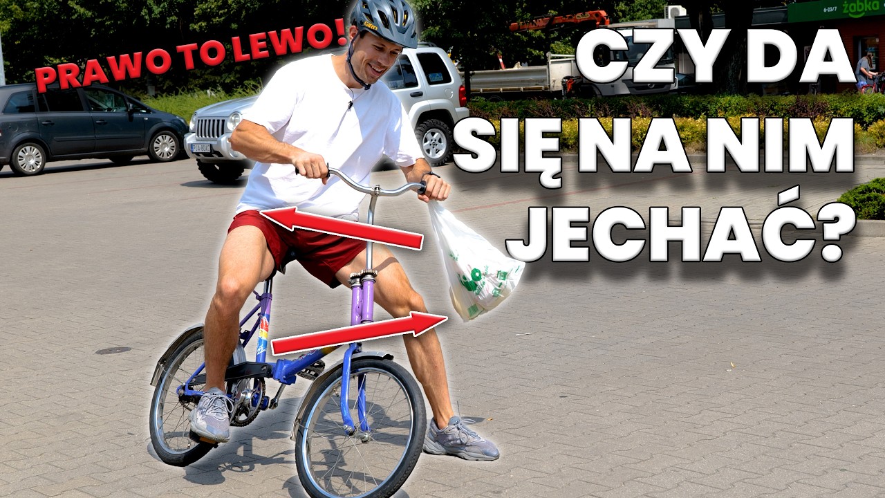 ROWER PRZECIWSKRĘTY &ndash; Czy da się tym jeździć? Jadę po bułki