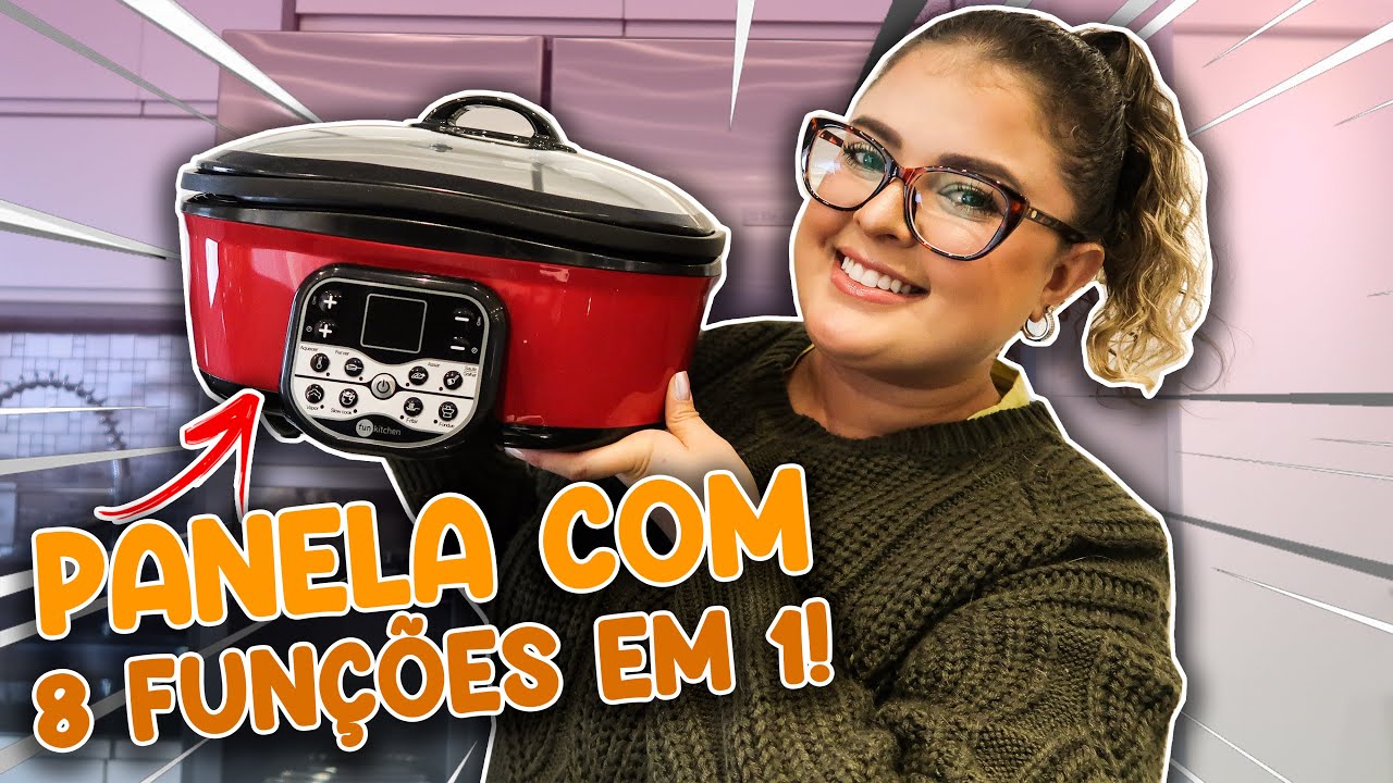 Panela Elétrica Multifunção Fun Kitchen - Assa, Frita, Grelha, Ferve, faz Fondue e mais! | RESENHA!