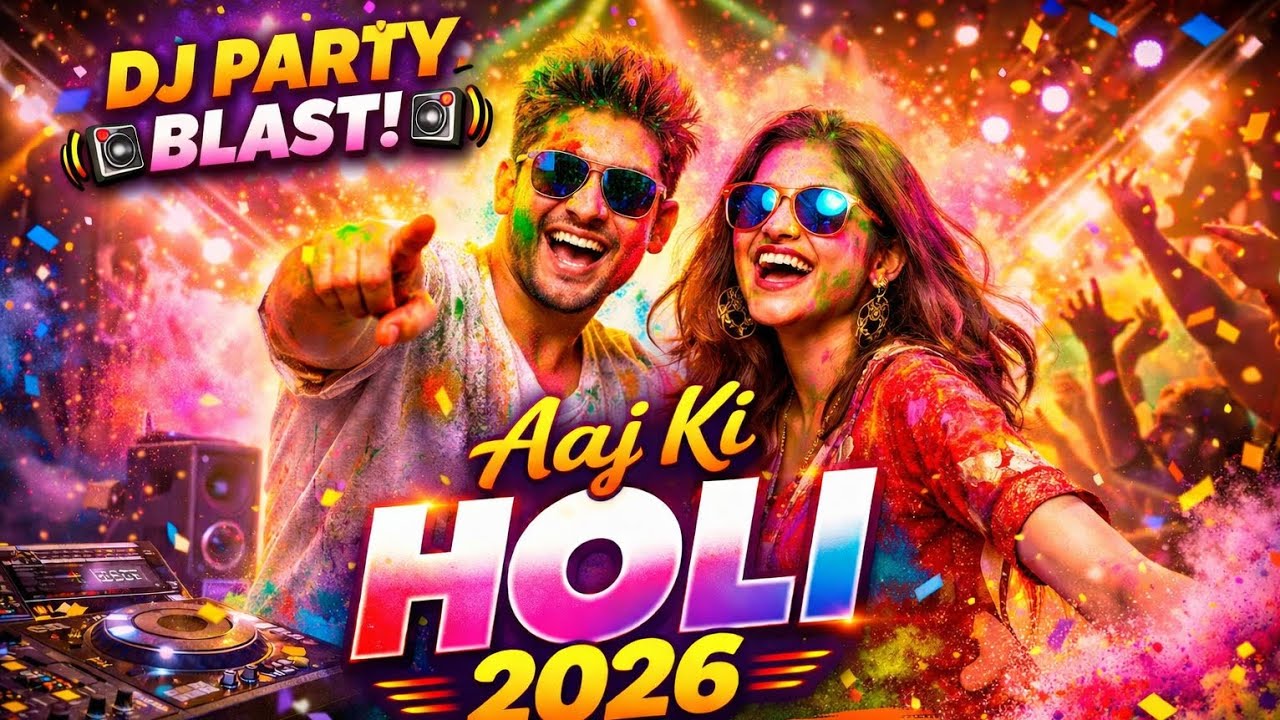 Holi Song 2026 🔥 | DJ Holi Dance Song | New Hindi Holi Song