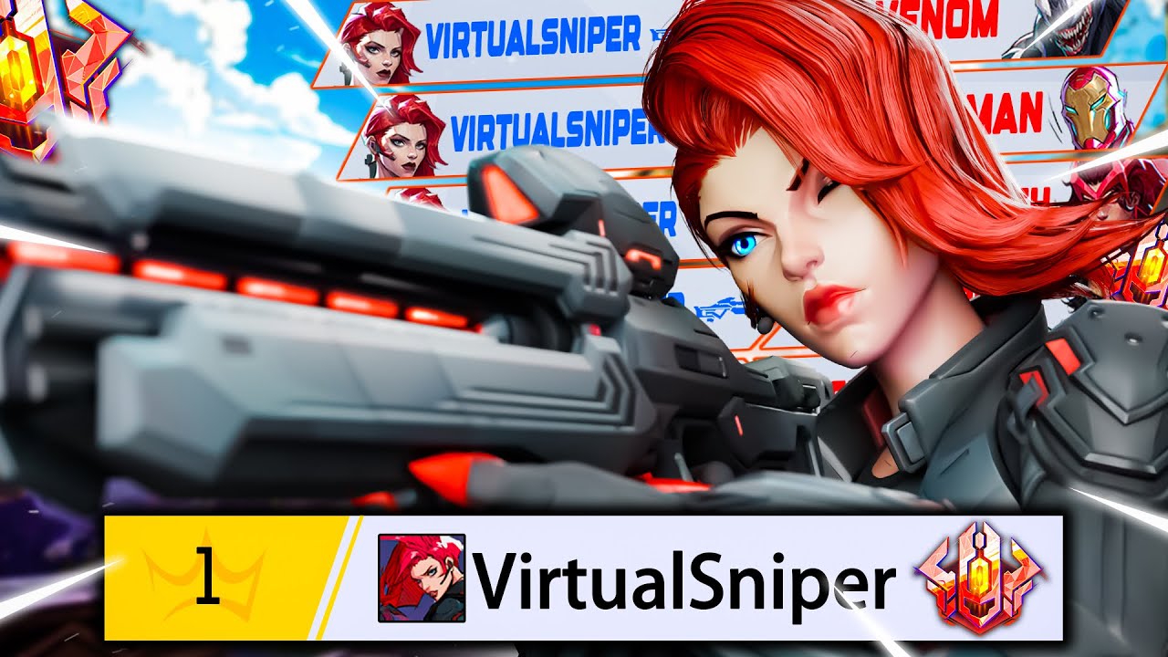 I HIT RANK 1 ON BLACK WIDOW IN MARVEL RIVALS!