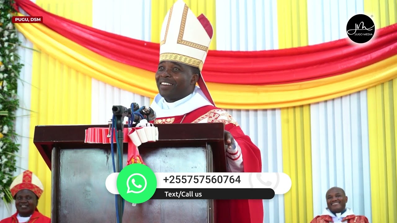 Abate Pambo atoa tofauti ya Askofu na Abate katika Misa ya Kuwaombea Wafia Dini, Kituo cha Hija Pugu