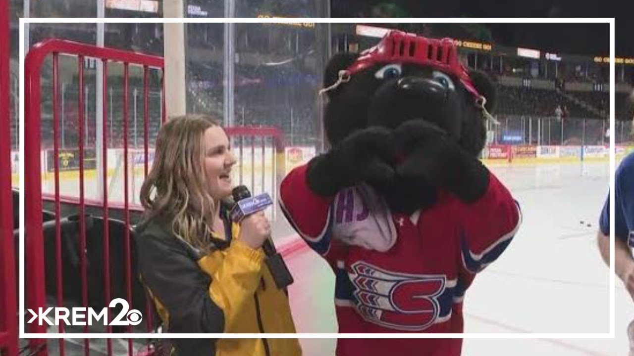 KREM 2 Night with the Spokane Chiefs: Meet Boomer the Bear!