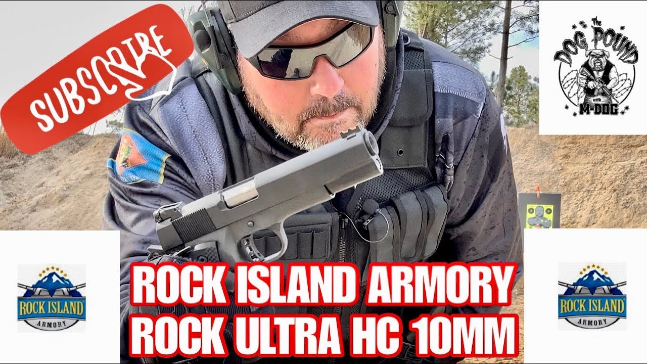 ROCK ISLAND ARMORY ROCK ULTRA HC 10MM REVIEW! FIRST 100 ROUNDS!