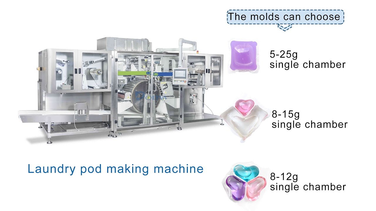 Polyva New Laundry pva Detergent Pods/laundry detergent poweder packing machine