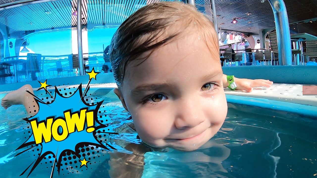 SWIMMING? SHE FINALLY DID IT!