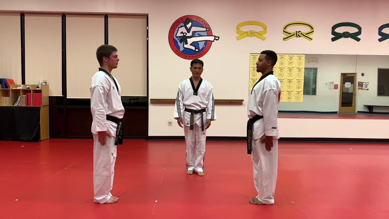 White Belt One Step Sparring step-by-step