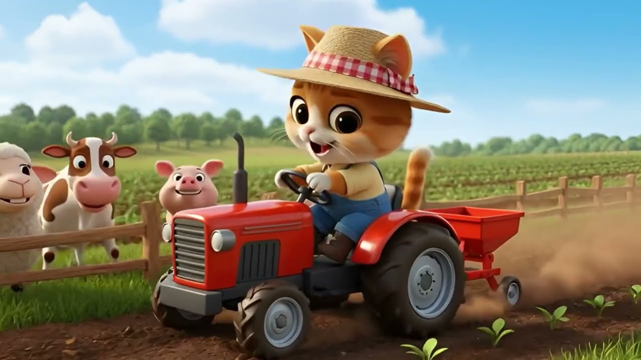 Kitty juega al escondite con sus amigos - Canciones Infantiles y Rimas para Niños y Bebés 🐱🙈