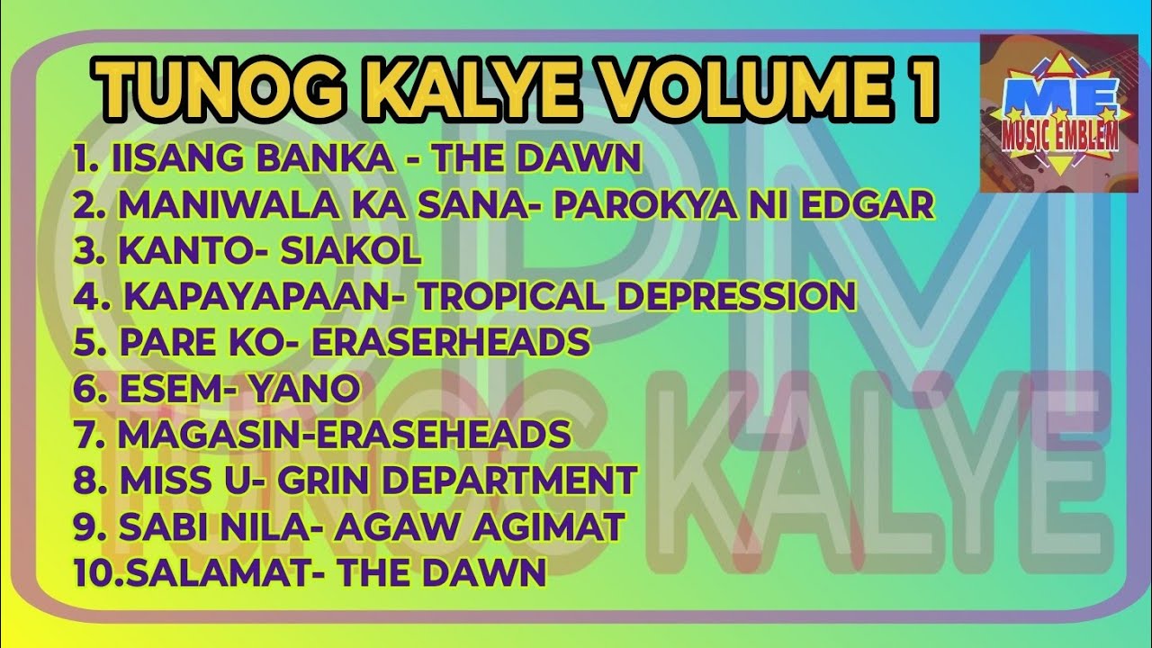 TUNOG KALYE VOLUME 1 2026