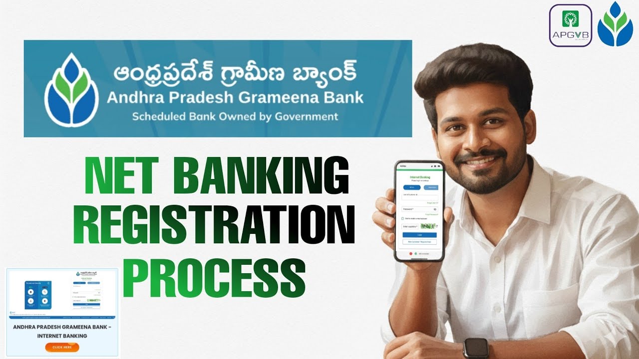 Andhra Pradesh Grameena Bank Net Banking Registration Process| APGB Net Banking Registration| APGVB
