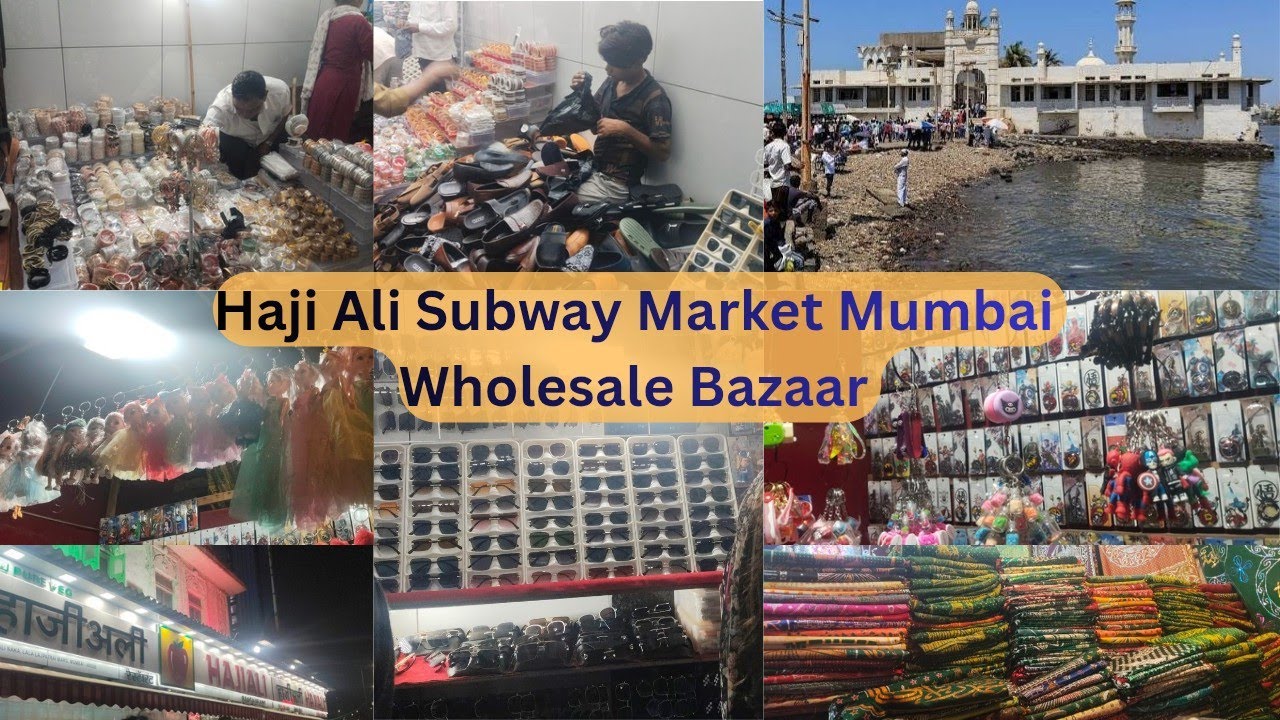 Haji Ali Dargah Subway Market🕌🛍️ | Underground Shopping Spot in Mumbai | Wholesale Bazaar Mumbai 