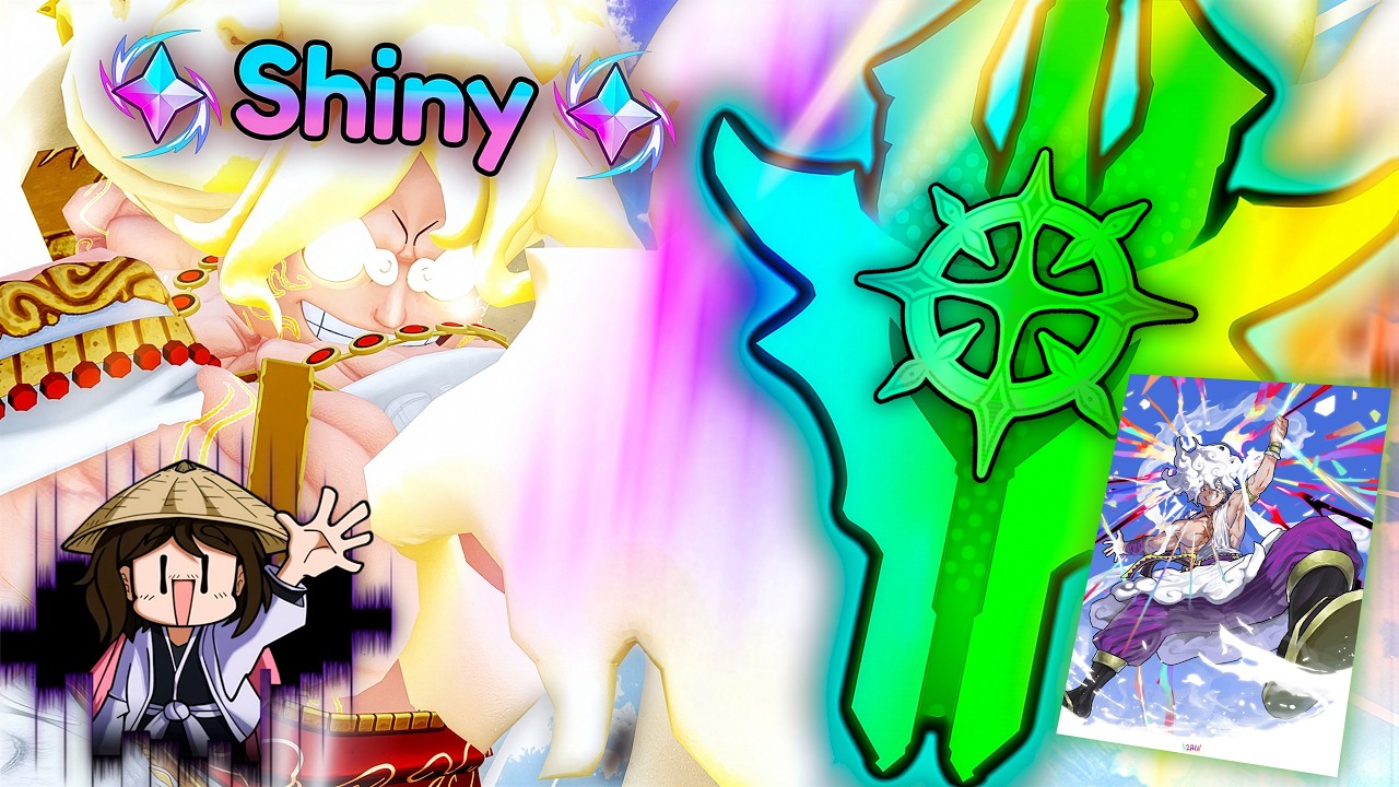 Эволюция НОВОГО 0,01% БЛЕСТЯЩЕГО ЛУФФИ MONARCH Gear 5 в Anime Vanguards Roblox!