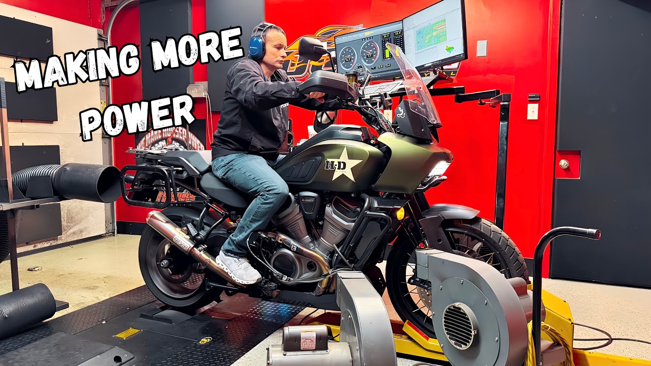 Harley Davidson Pan America Dyno Tune Runs & HP Increase