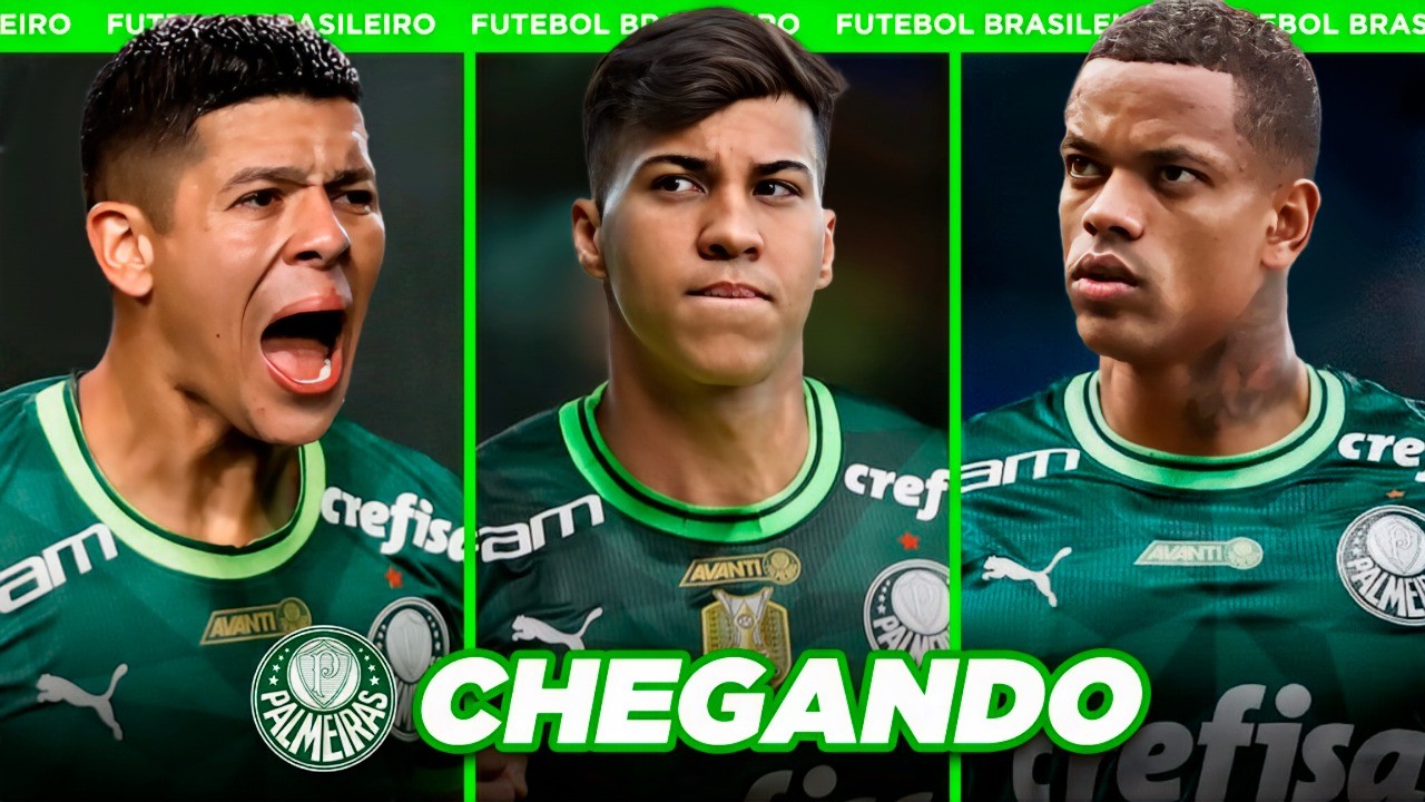 OLHA OS REFORÇOS DO PALMEIRAS PARA SEGUIR GANHANDO TUDO EM 2024! (Chapéu no rival)