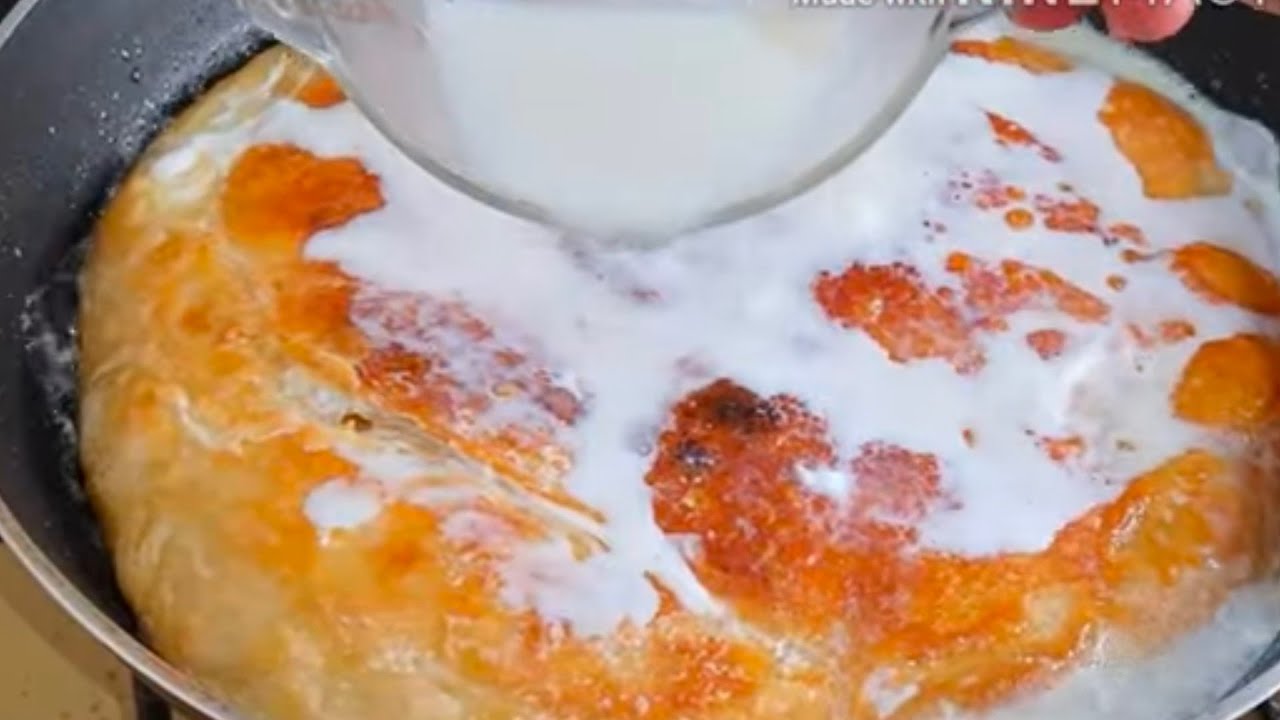 فطير الفطاطرى الحلو بميه ودقيق لجوووع اخر الليل تووحفه،💯💯😋😋