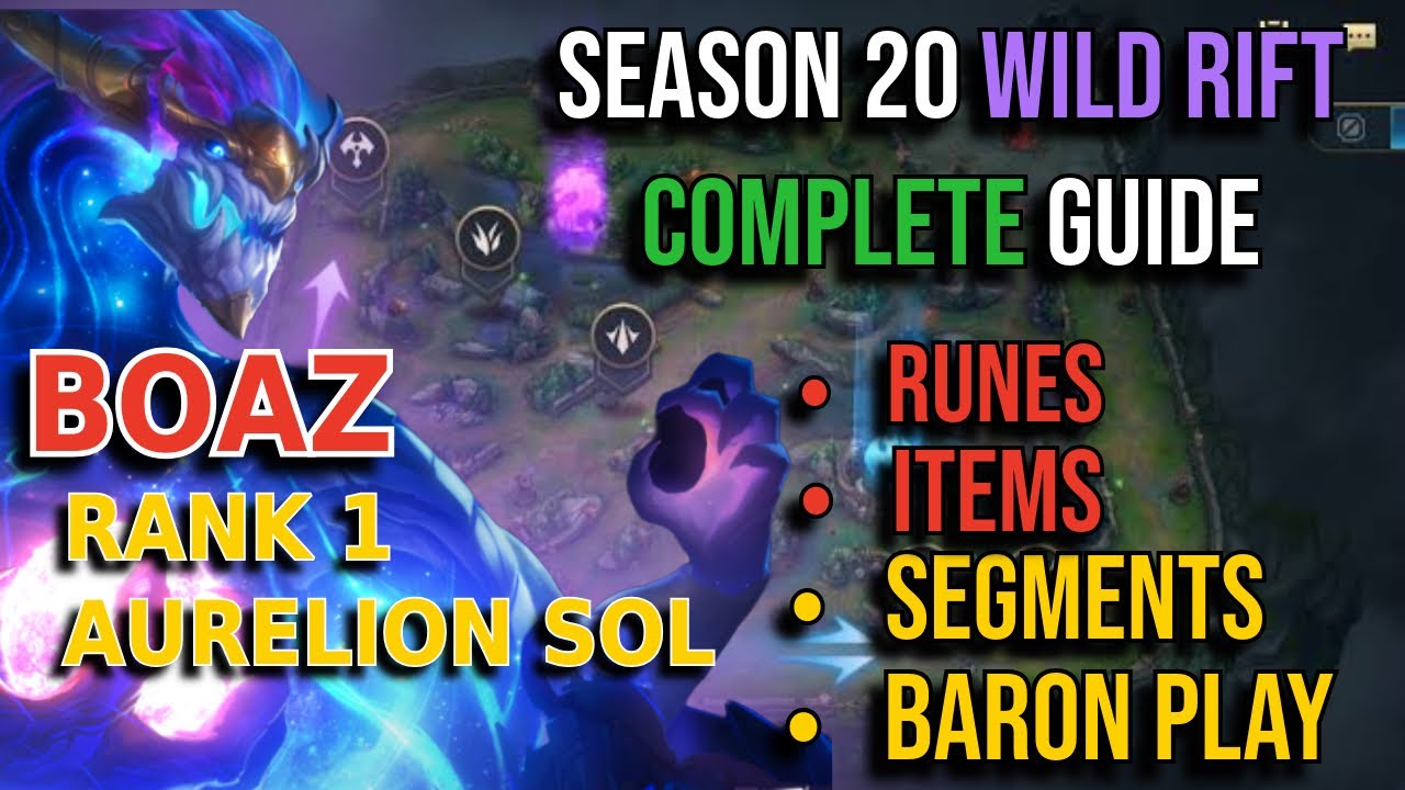 Rank 1 Aurelion Sol Season 20 Wild Rift Guide!
