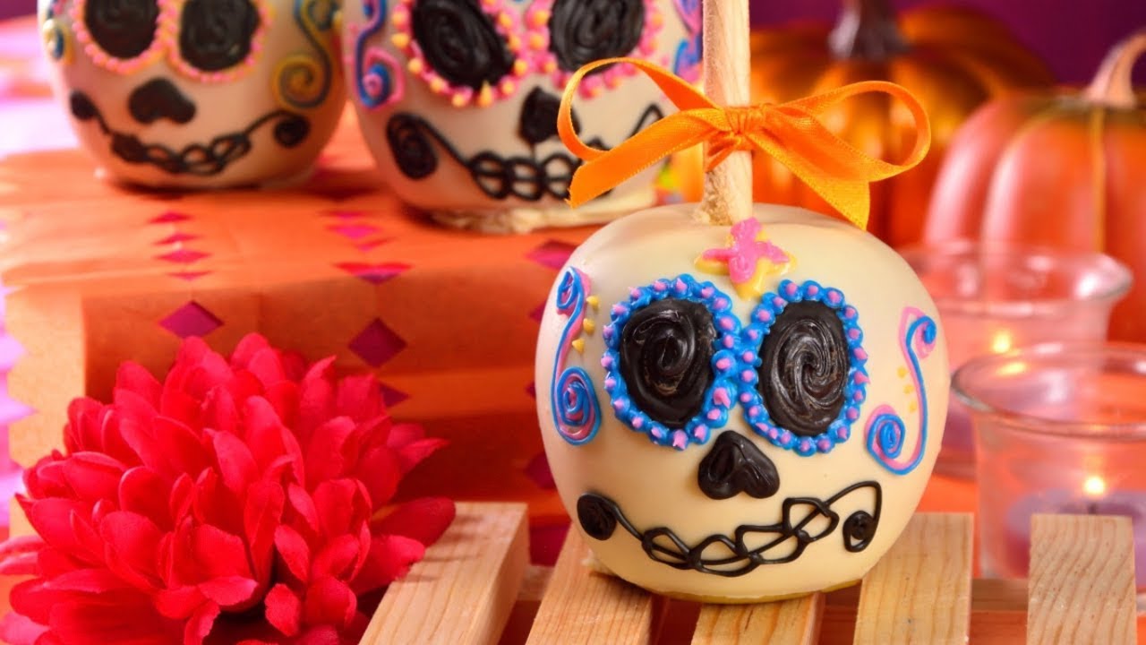 Manzanas con Chocolate de Calaverita