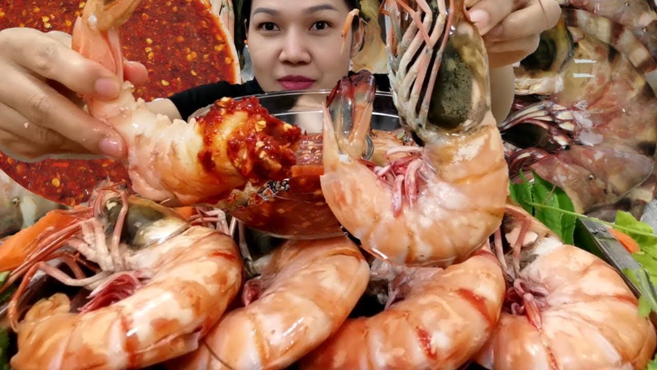 กินกุ้งลายเสือตัวเท่าแขน4ตัว1กิโล ฉลองรับโล่เงิน ❗พร้อมวิธีทำน้ำจิ้มเข้มข้นแซ่บๆ