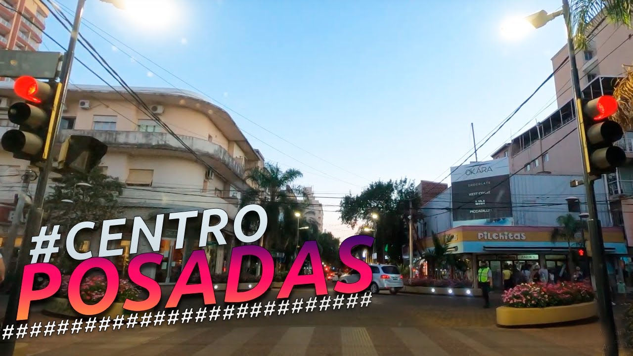 Driving Tour POSADAS Centro I Misiones I Argentina HD
