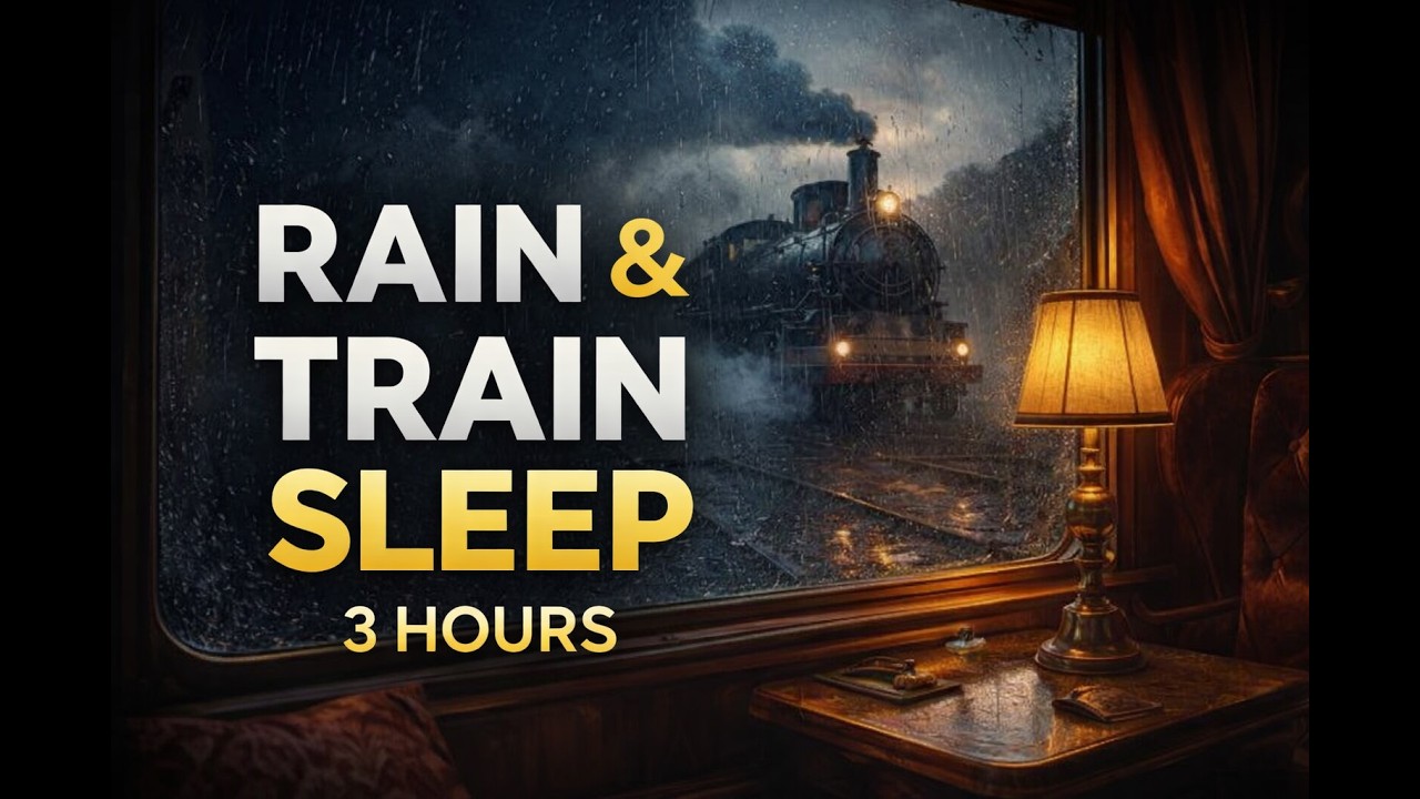 Rain Sounds for Deep Sleep 🕯️ Old Map Room Sleep Story (3 Hours)