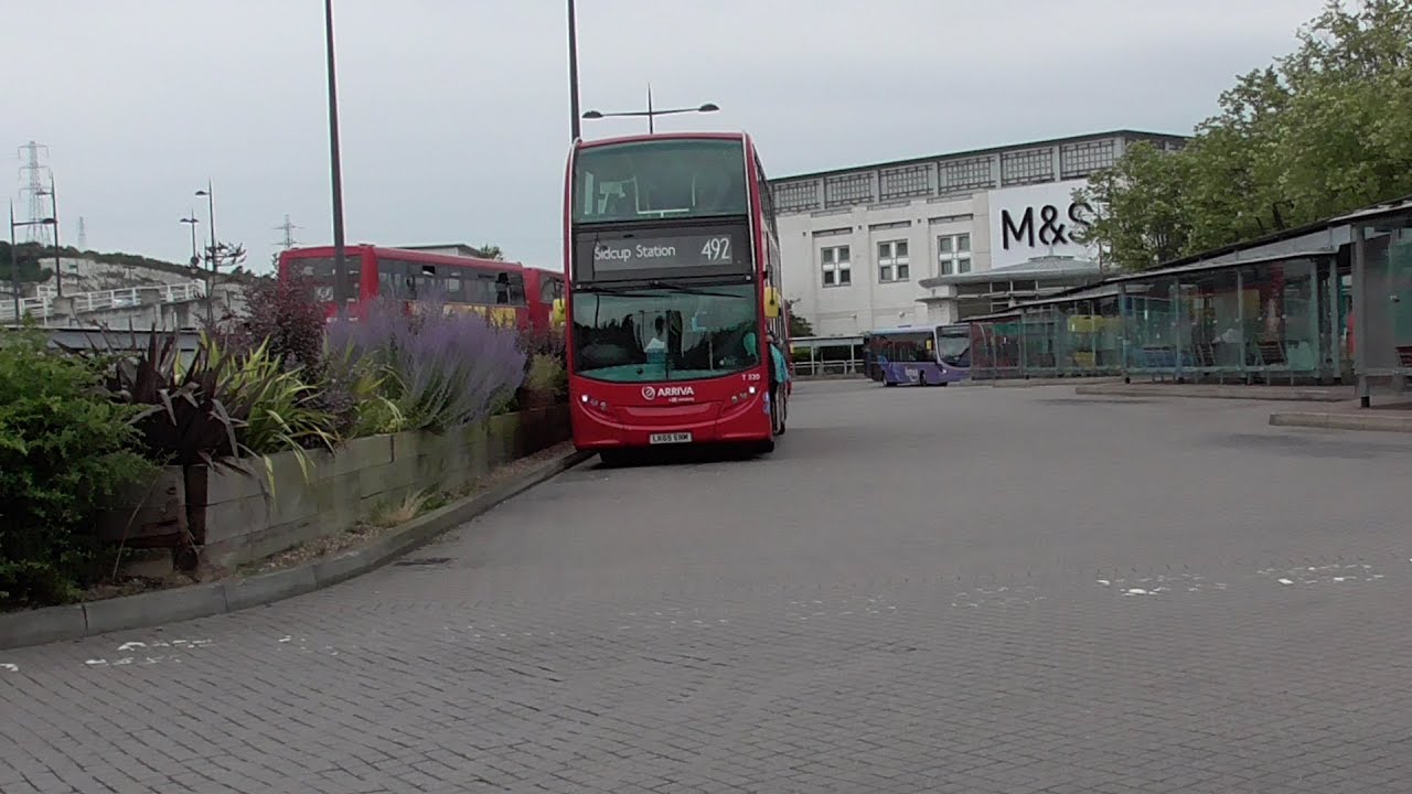492 Full London Bus Route: Bluewater - Sidcup Station Arriva Part 2