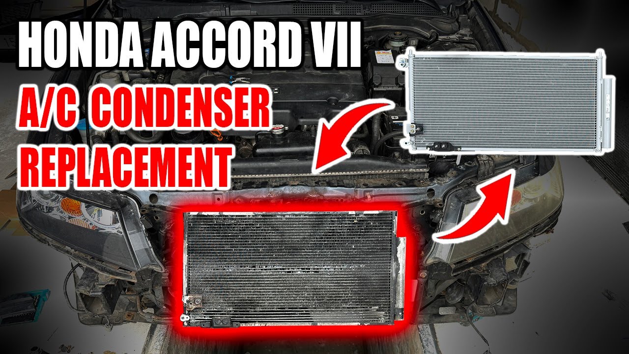 How To Change AC Condenser | Honda Accord 2.2i-CTDi