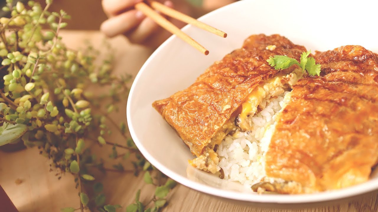 Vegan Crispy Fried Bean Curd Sheet with Cheese recipe.🍚😋