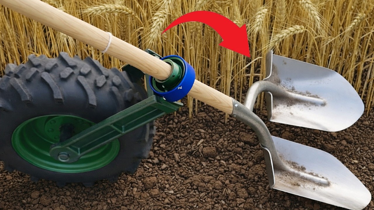 Billions of Farmers Will Be Amazed by This Crazy Idea! Turn the Shovel into a Million-Dollar Tool!