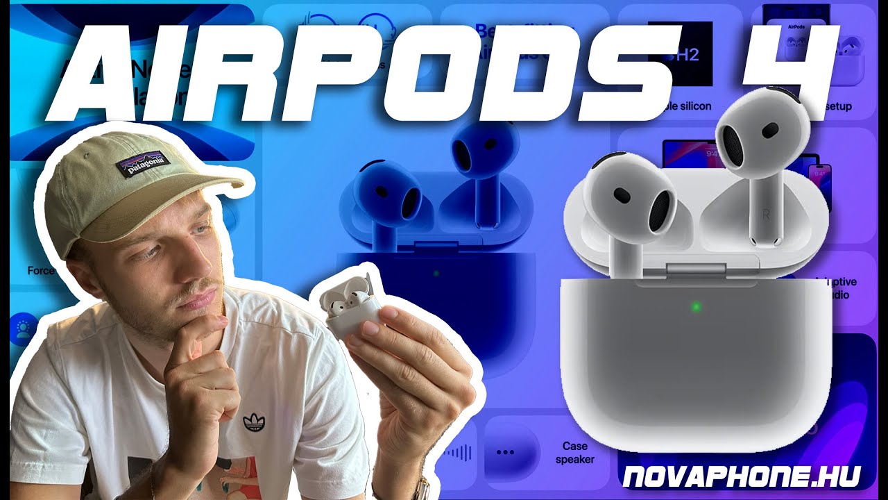 Az AirPods 4-gyel az Apple mindenkire lő! // AirPods 4 teszt