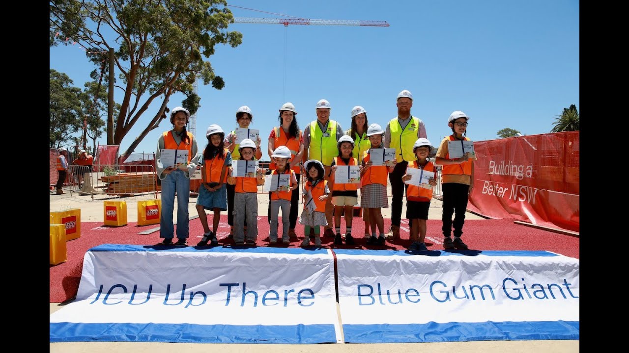 Video The Ryde Hospital Redevelopment Names their Cranes 10th Dec 2025