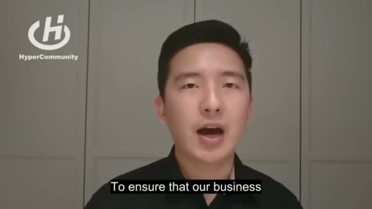 Massage from Hyper Fund Global CEO Sam Lee