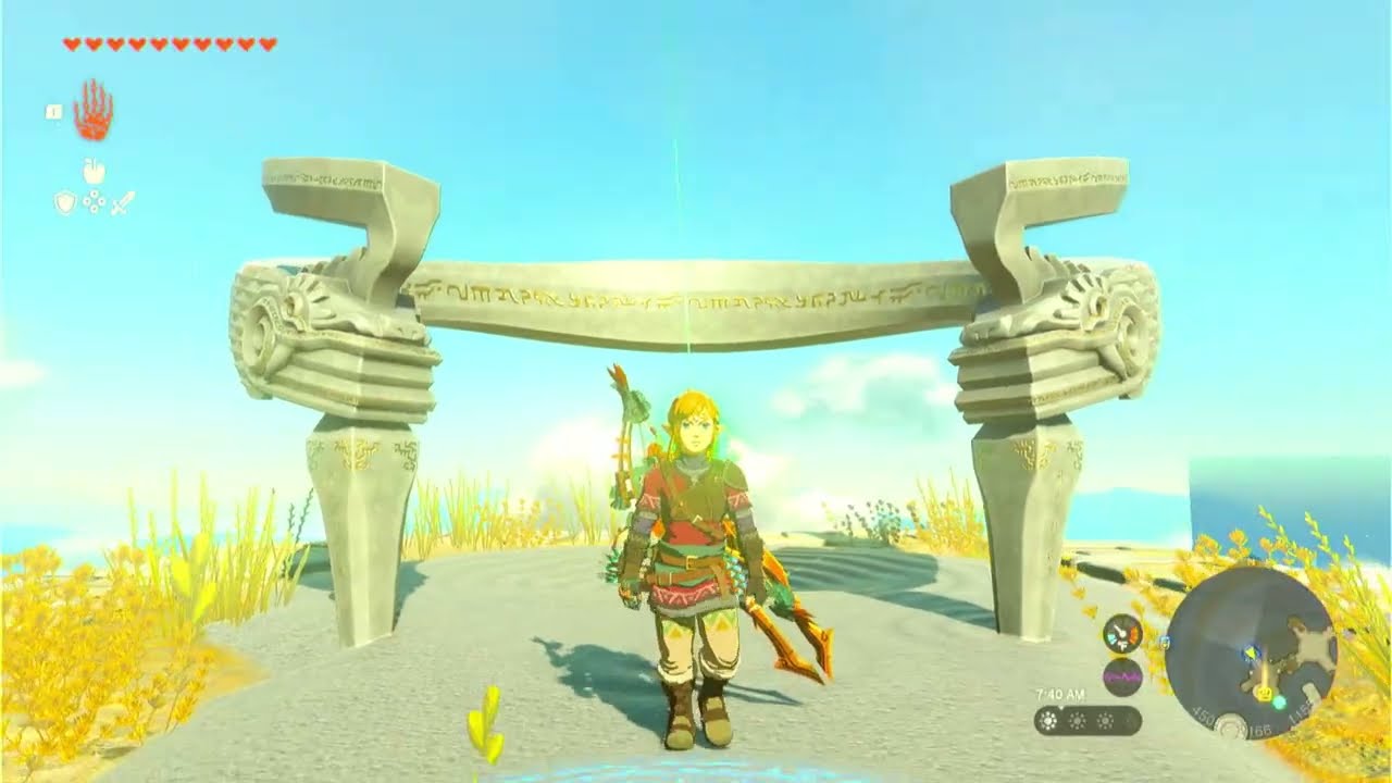 Zelda TOTK The Sky Mine Crystal - Sinantanika Shrine - Akkala Plains Chasam & Addison