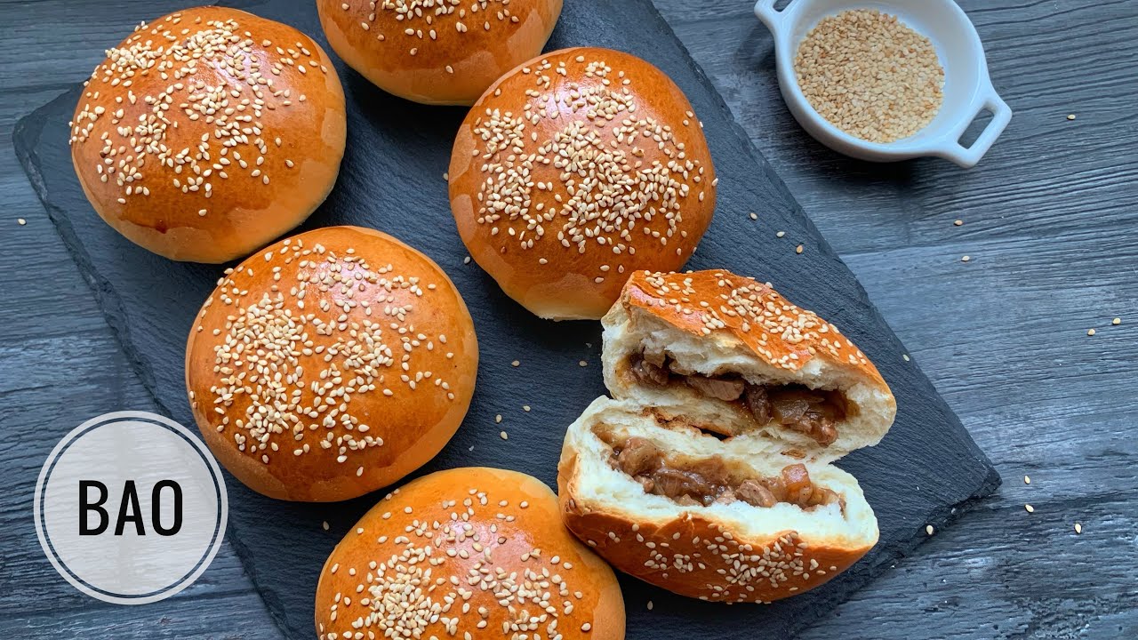 Bao ซาลาเปาเนื้อหัวหอม ผิวกรอบ นุ่มใน ไส้ฉ่ำทำง่าย บอกละเอียด นวดมือ