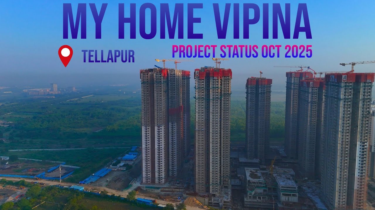 My Home Vipina ☎️ 9701450805 | 2, 2.5, 3 BHK Luxury Apartments in Tellapur Hyderabad 🌆 