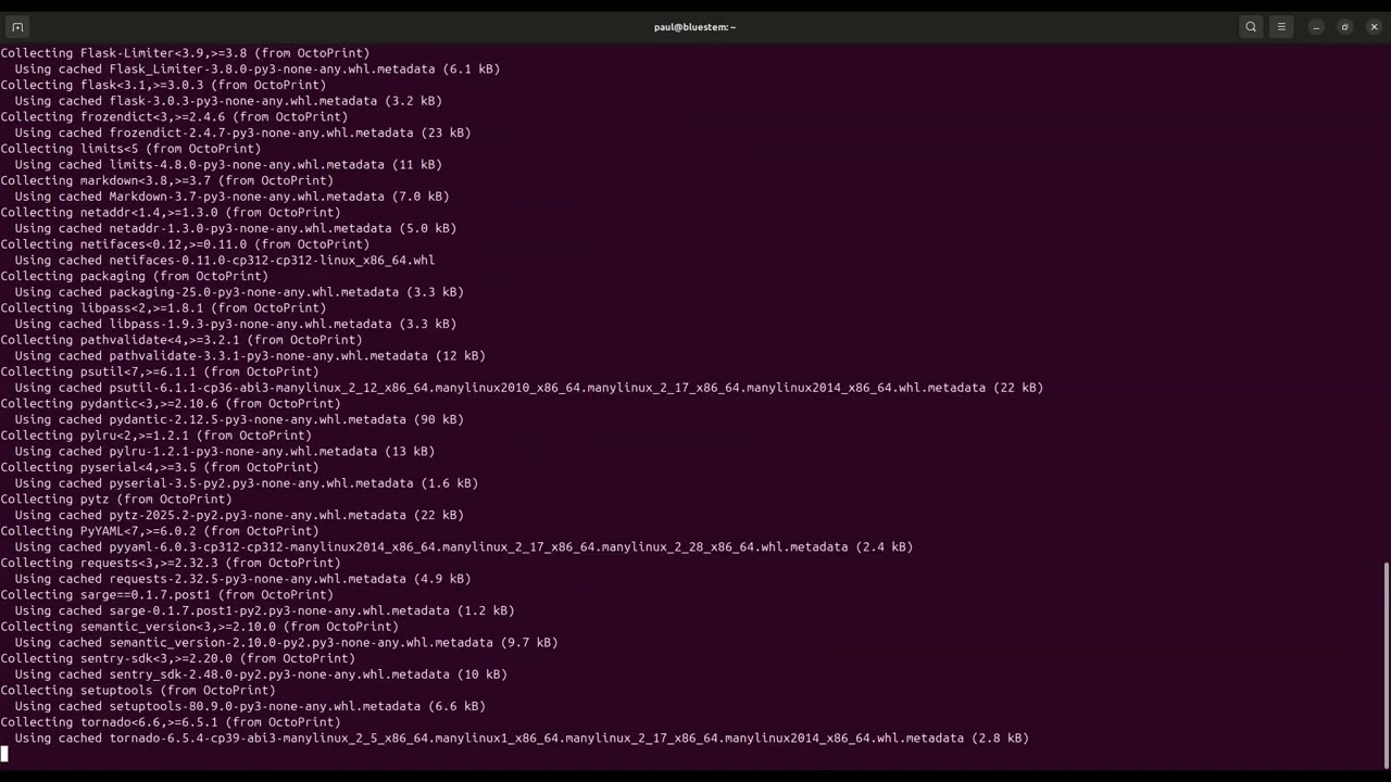 LatheEngraver - Setting up OctoPrint with Linux