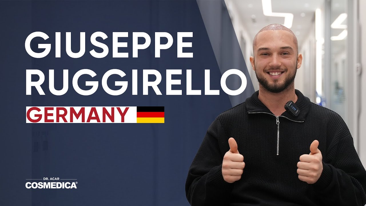 Giuseppe Ruggirello Hair Transplant Review | Dr. Acar | Cosmedica Clinic