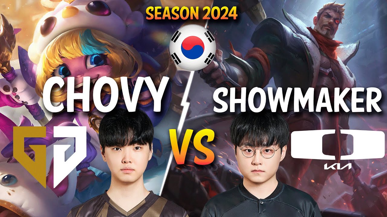 GEN Chovy vs DK ShowMaker - Chovy TRISTANA vs ShowMaker JAYCE Mid - Patch 14.11 KR Ranked | lolrec